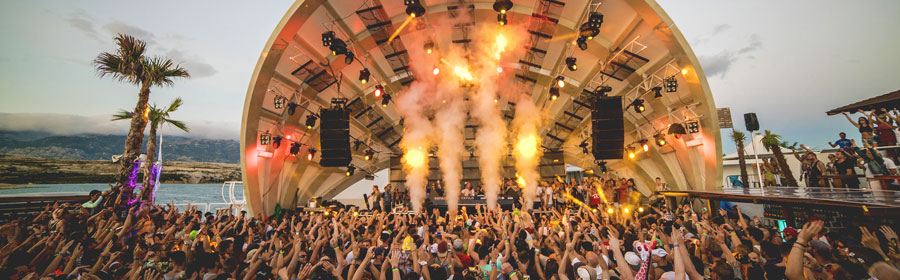 Sonus Festival am Strand von Zrce